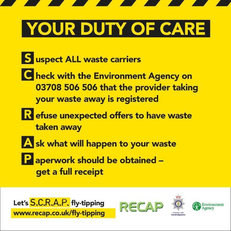 Your Duty of Care poster